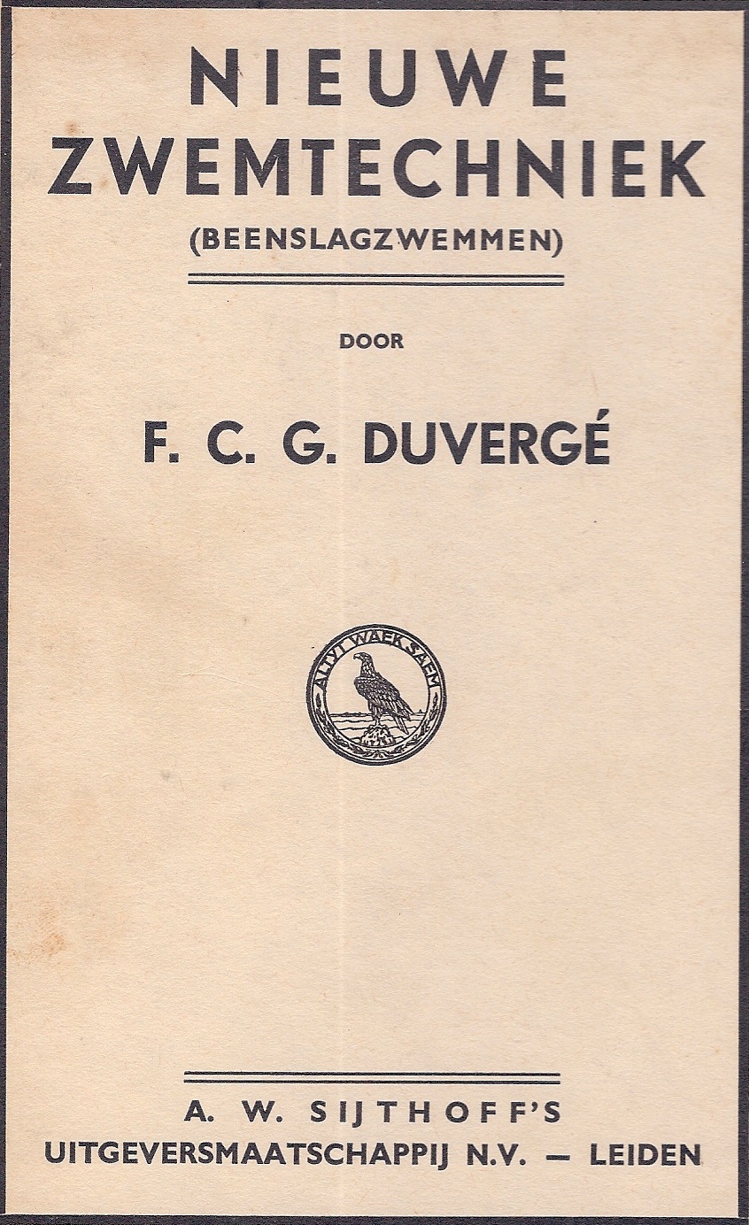 Duverg,F.C.G. - Nieuwe Zwemtechniek -Beenslagzwemmen