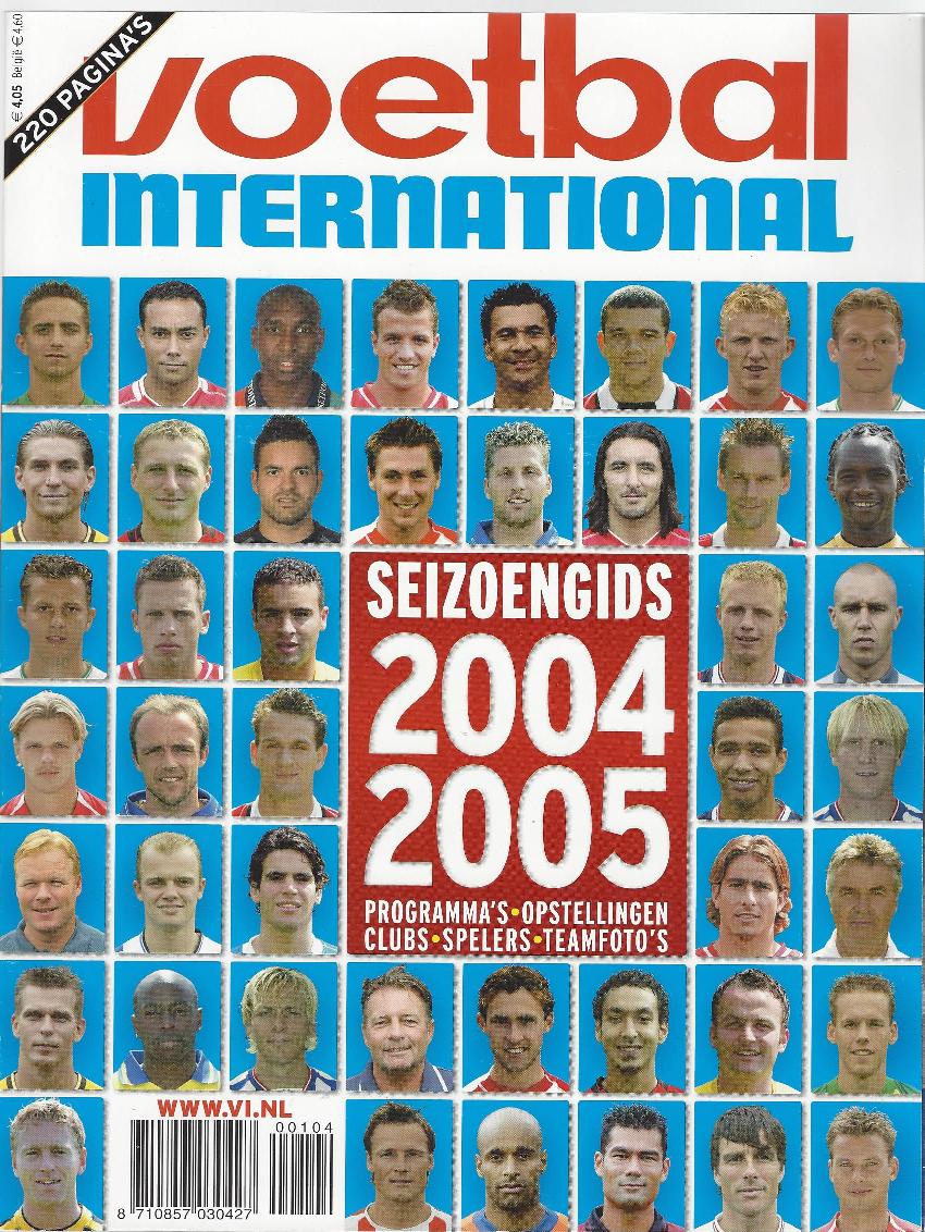 Seizoengids Voetbal international vanaf seizoen 9596 t/m 20062007