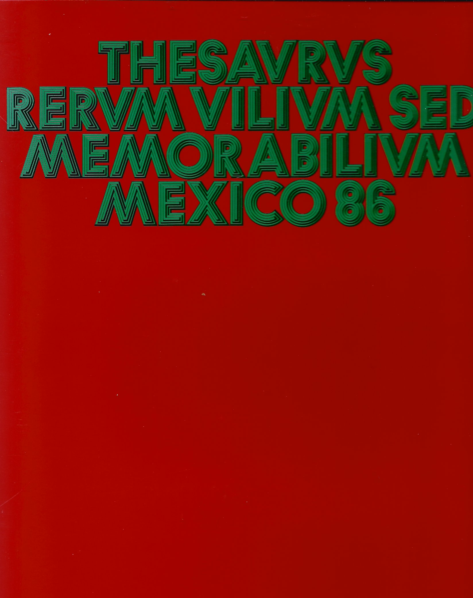 nvt - Mexico 86 Thesaurus