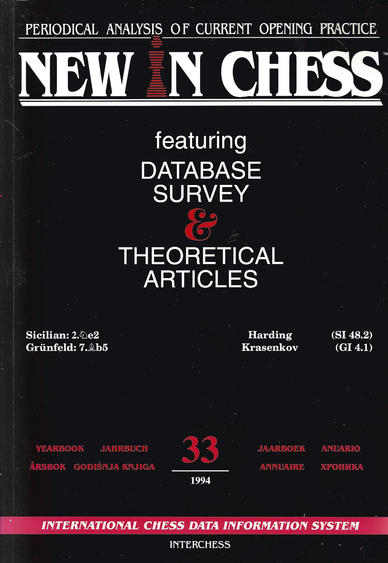 New in Chess featuring Database Survey chess books schach bücher