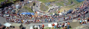 Frankrijk, Luz Ardiden, 1988 Tour de France 1988, op weg naar Luz Ardiden Foto: Berry Stokvis/HH