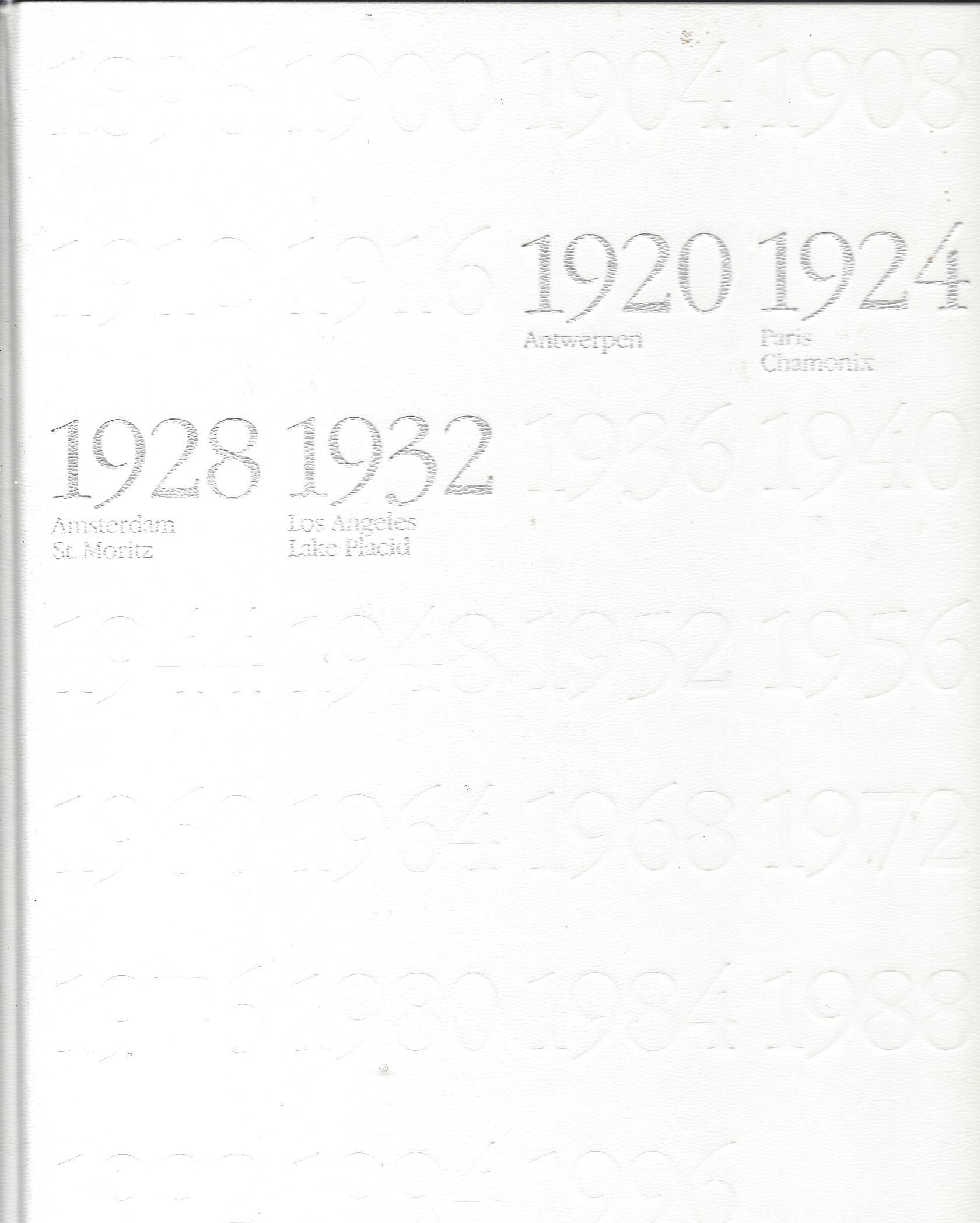 Knecht, Willi Ph. - 100 Jahre Olympische Spiele der Neuzeit 1896-1996 Deel 2 -1920 - 1932