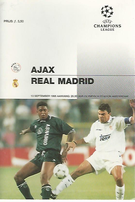  - Ajax - Real Madrid -UEFA Champions League
