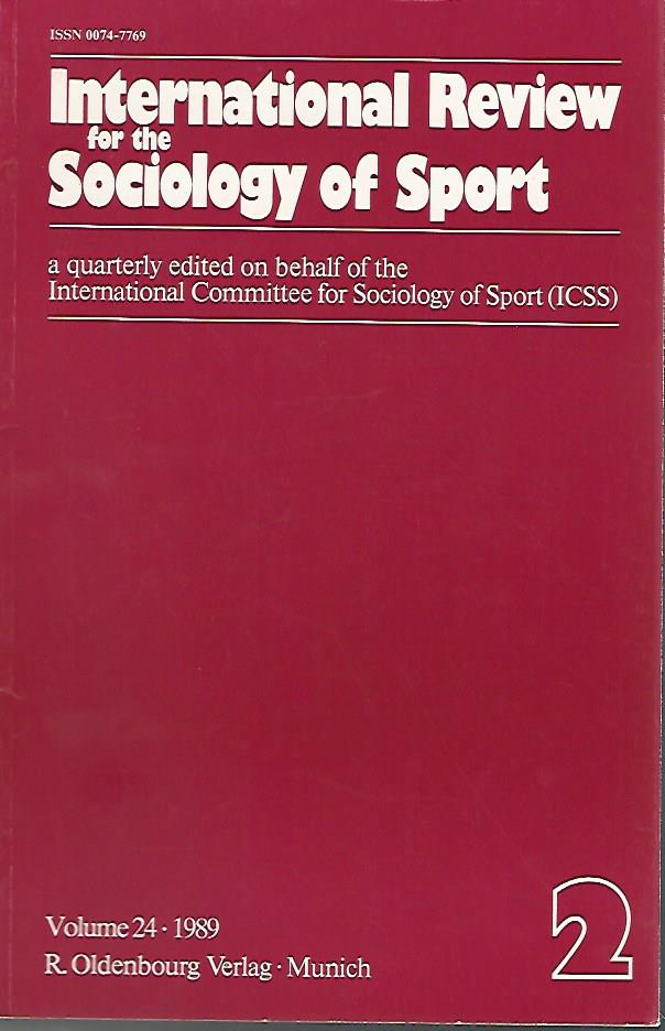  - International Review for the Sociology of Sport 2 Volume 24-1989