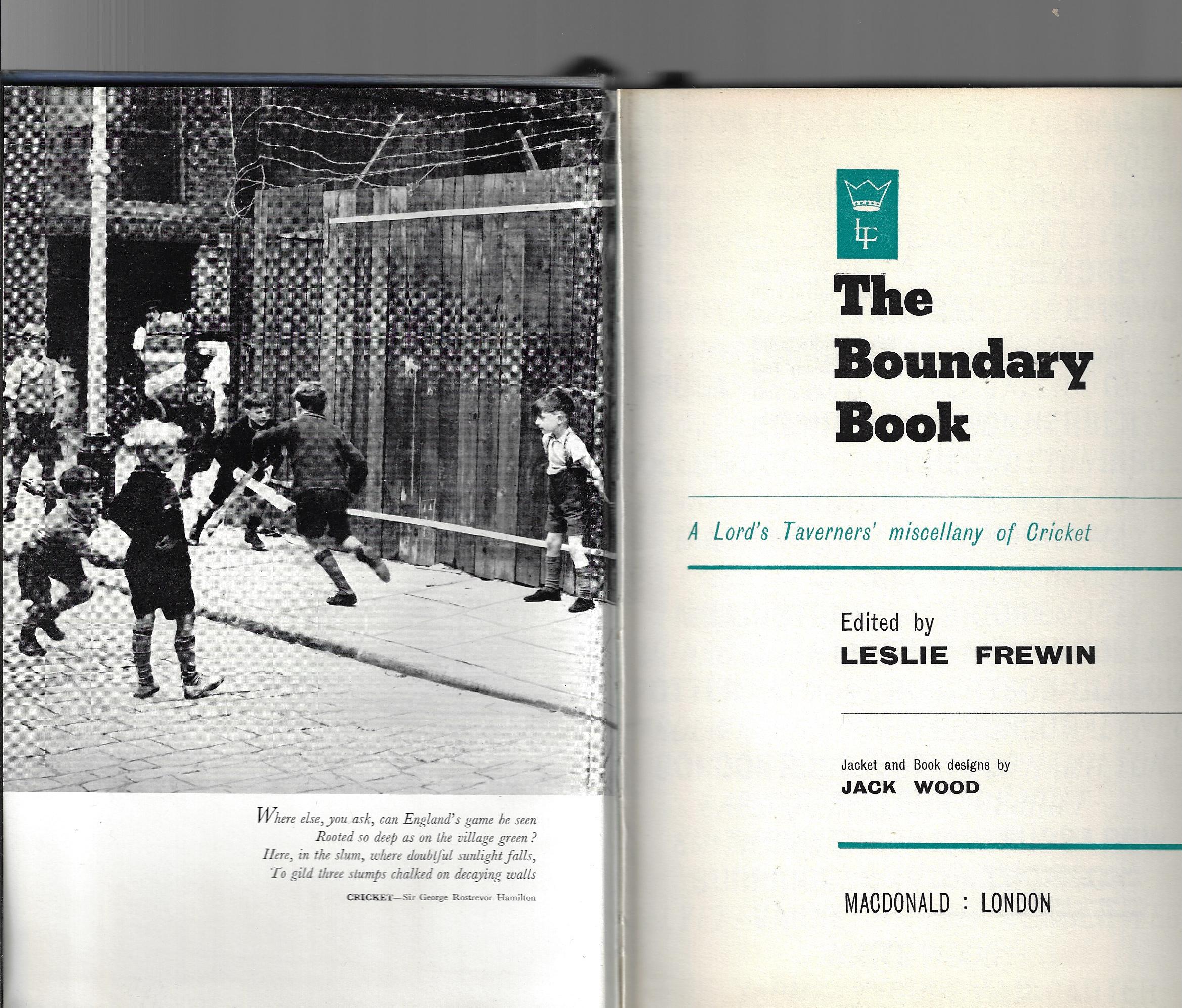 Many - The Boundary Book -A Lord's Taverners' miscellany of Cricket