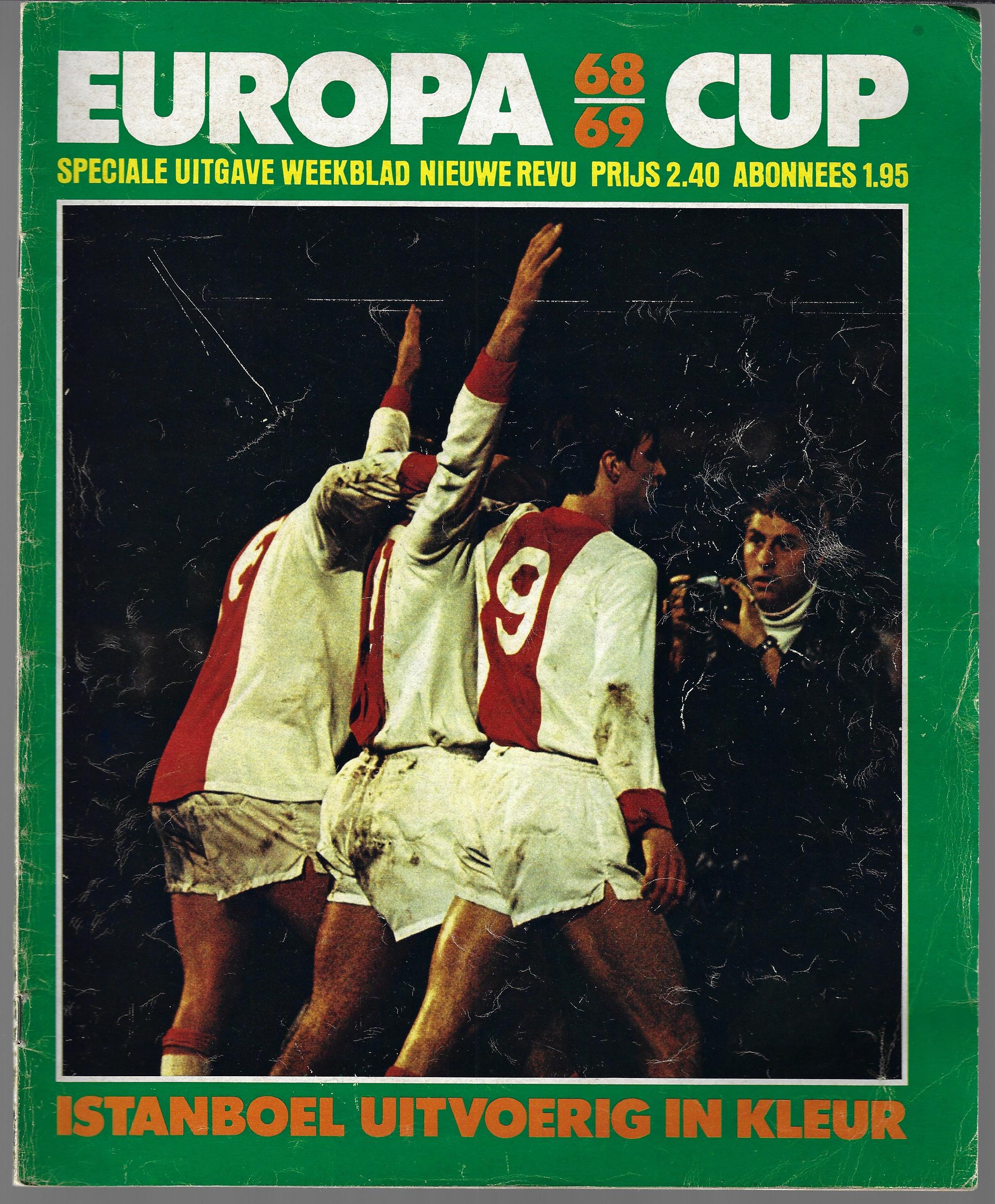 Europa Cup 68/69 Speciale uitgave weekblad Nieuwe Revu