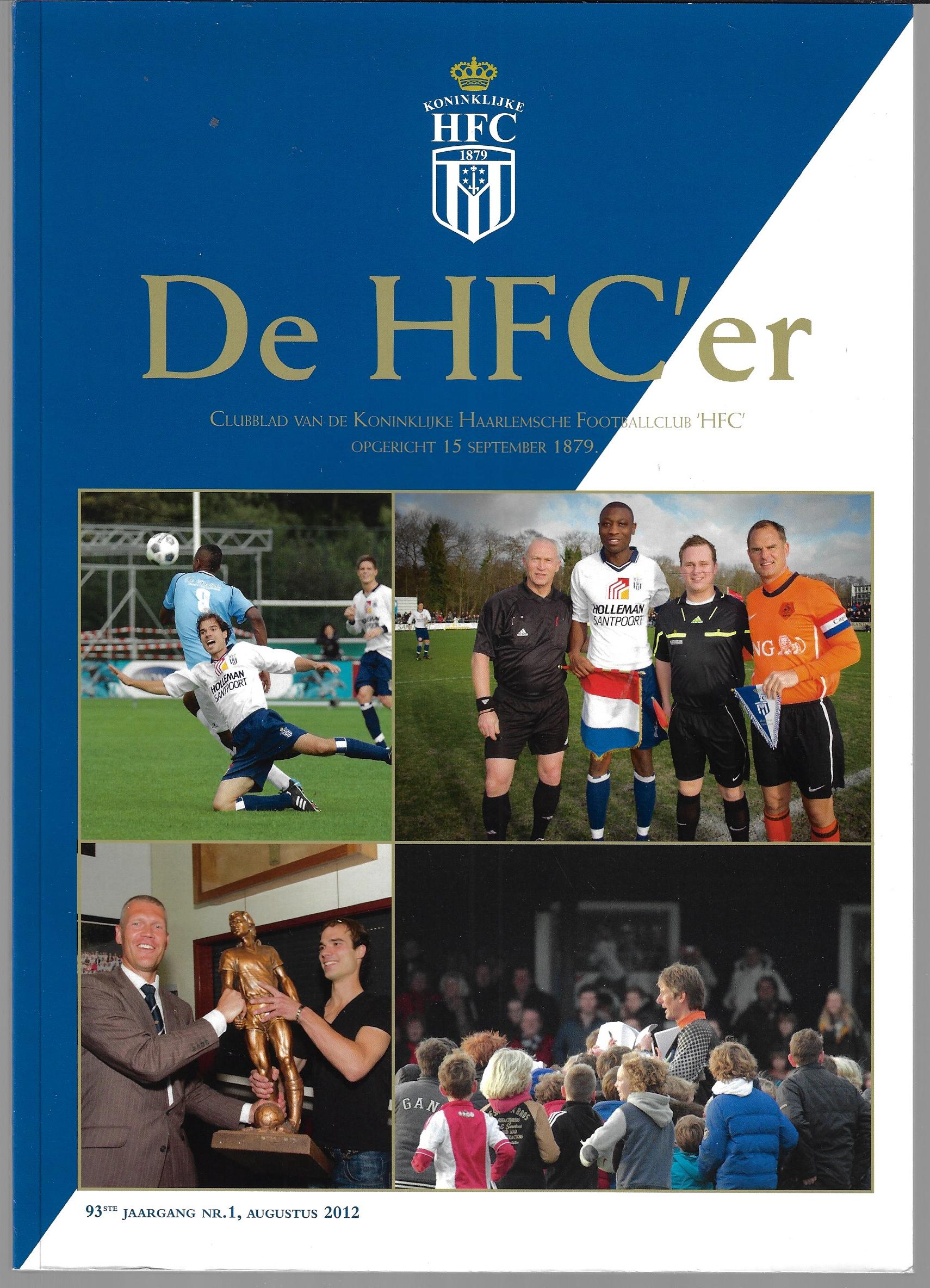 Domhoff, Jan en Vermeer, Bert - De HFC'er Jaargang nr. 1 augustus 2012