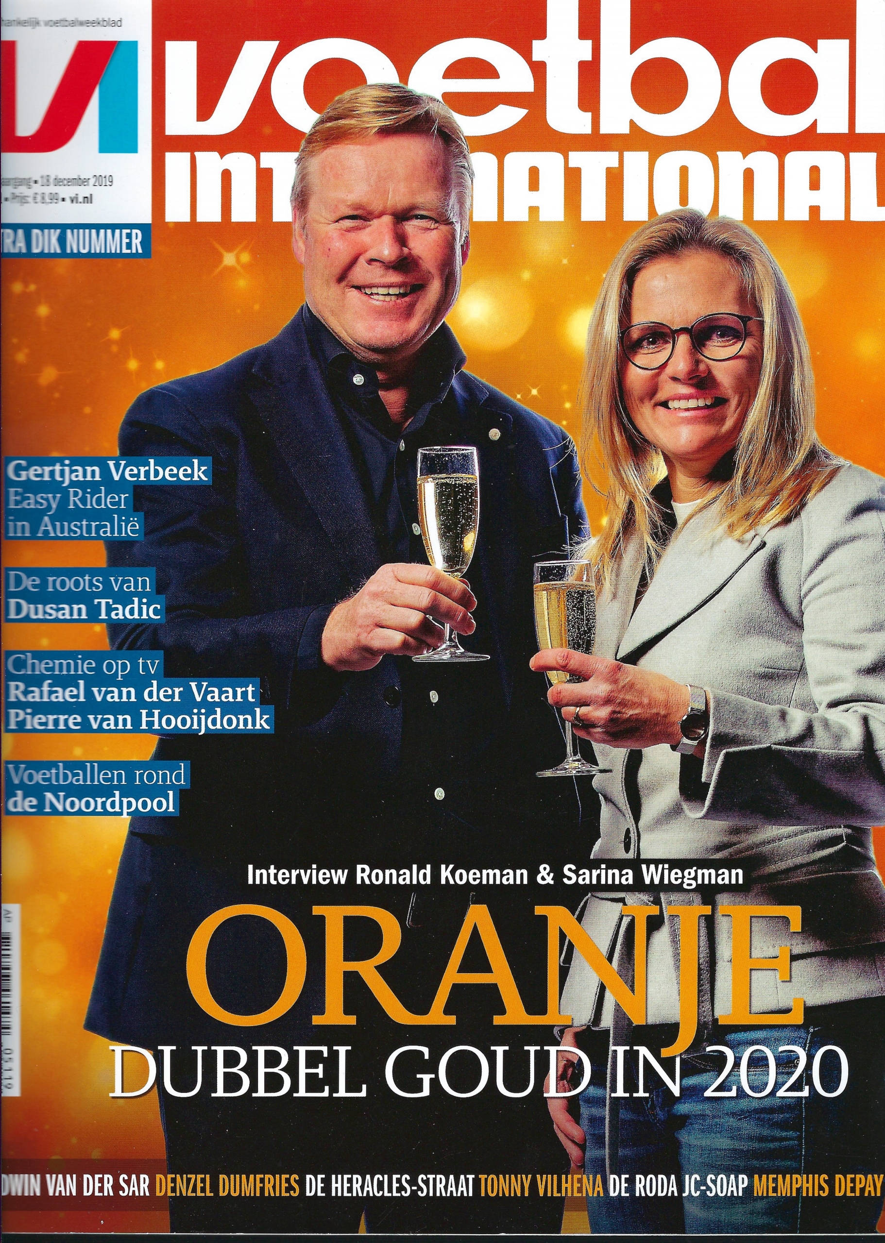 Diverse - Voetbal International - Oranje dubbel goud in 2020 -Oranje dubbel goud in 2020