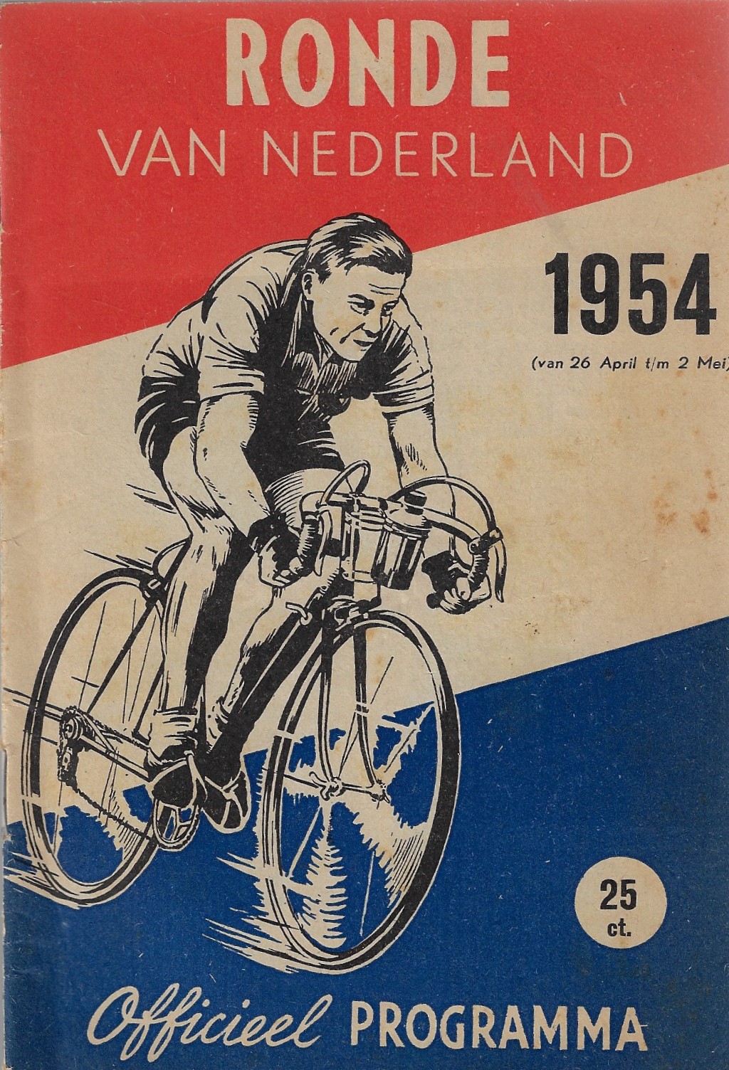 Ronde van Nederland 1954 officieel programma