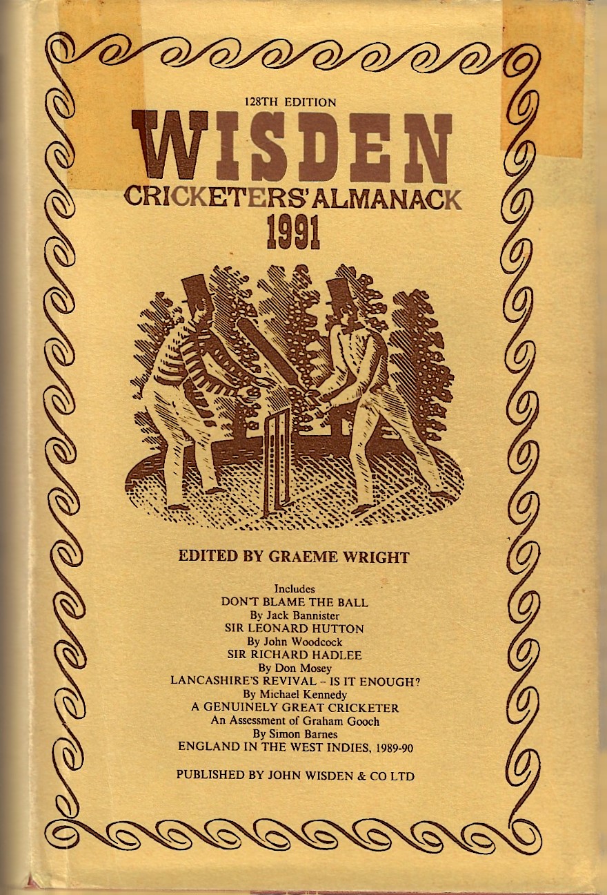 Wright, Graeme - Wisden Cricketers' Almanack 1991 -128th edition