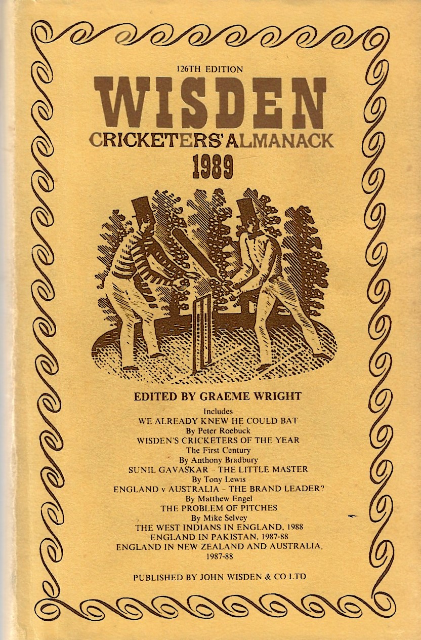Wright, Graeme - Wisden Cricketers' Almanack 1989 -126th edition