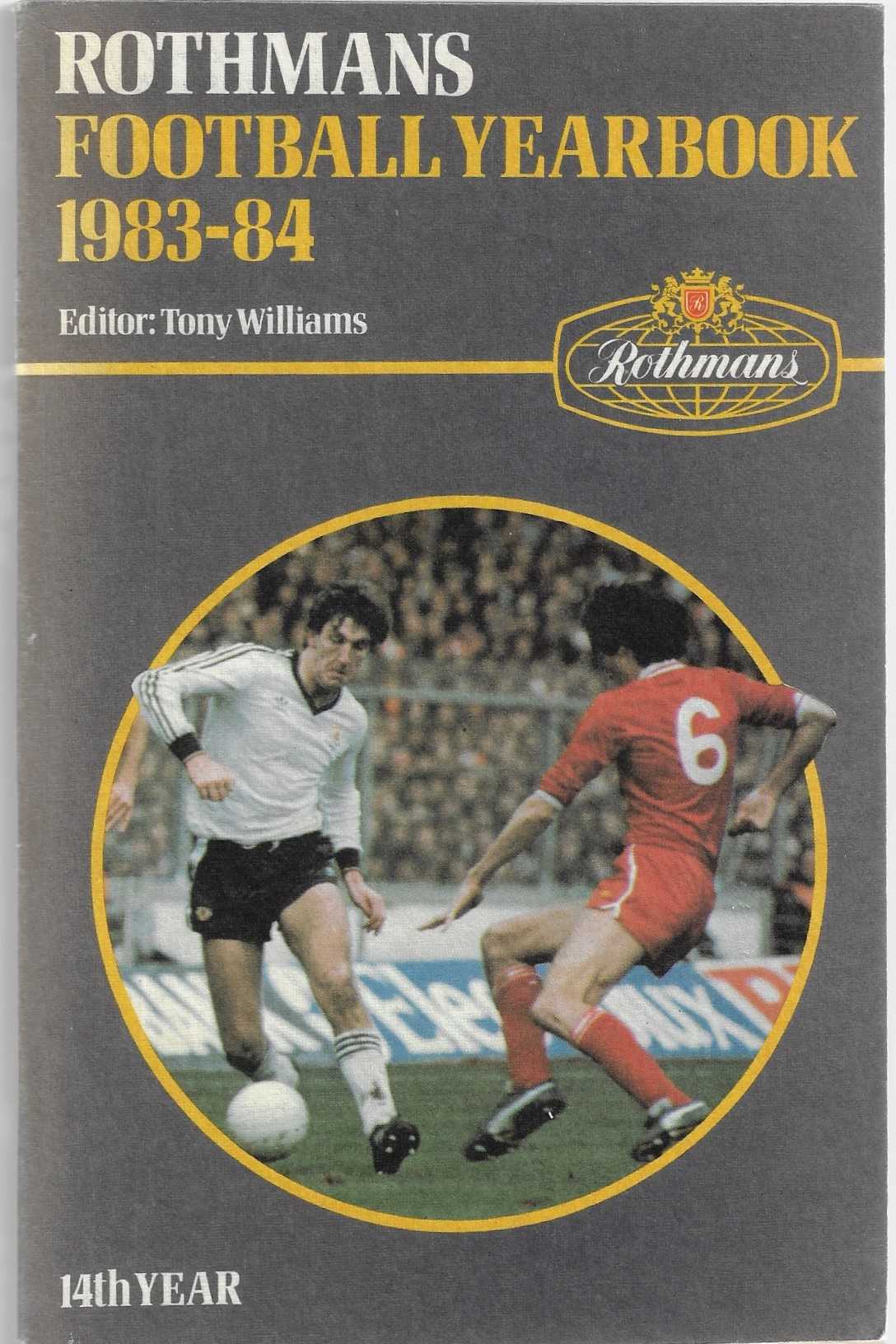 WQilliams, Tony - Rothmans Football Yearbook 1983-84 -14th year