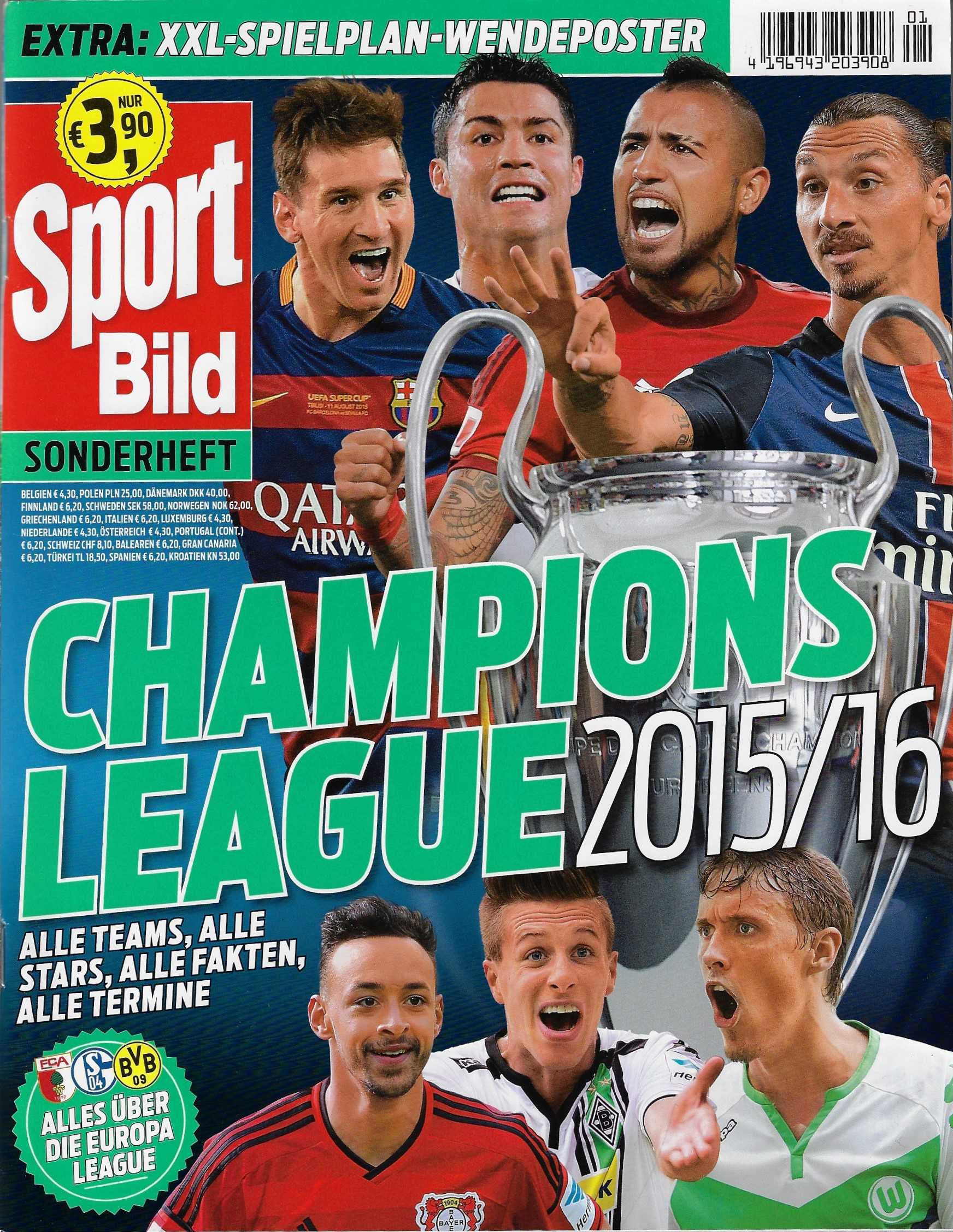 Verschiedenen - Sport Bild Sonderheft Champions League 2015/16