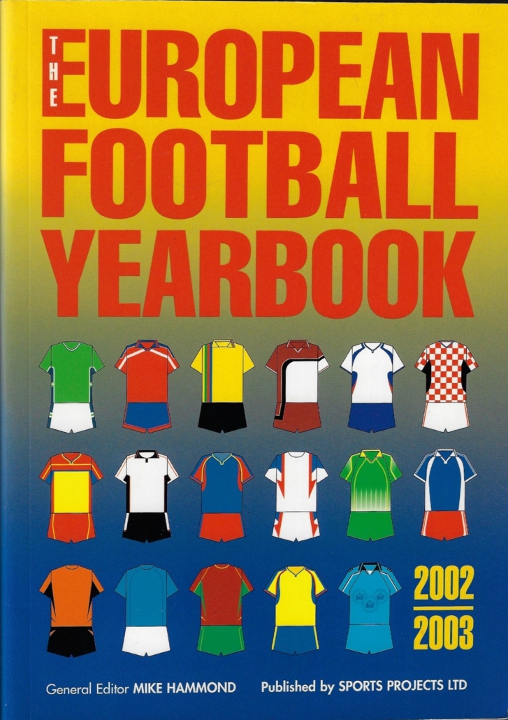 The European Football Yearbook 20022003 books on football