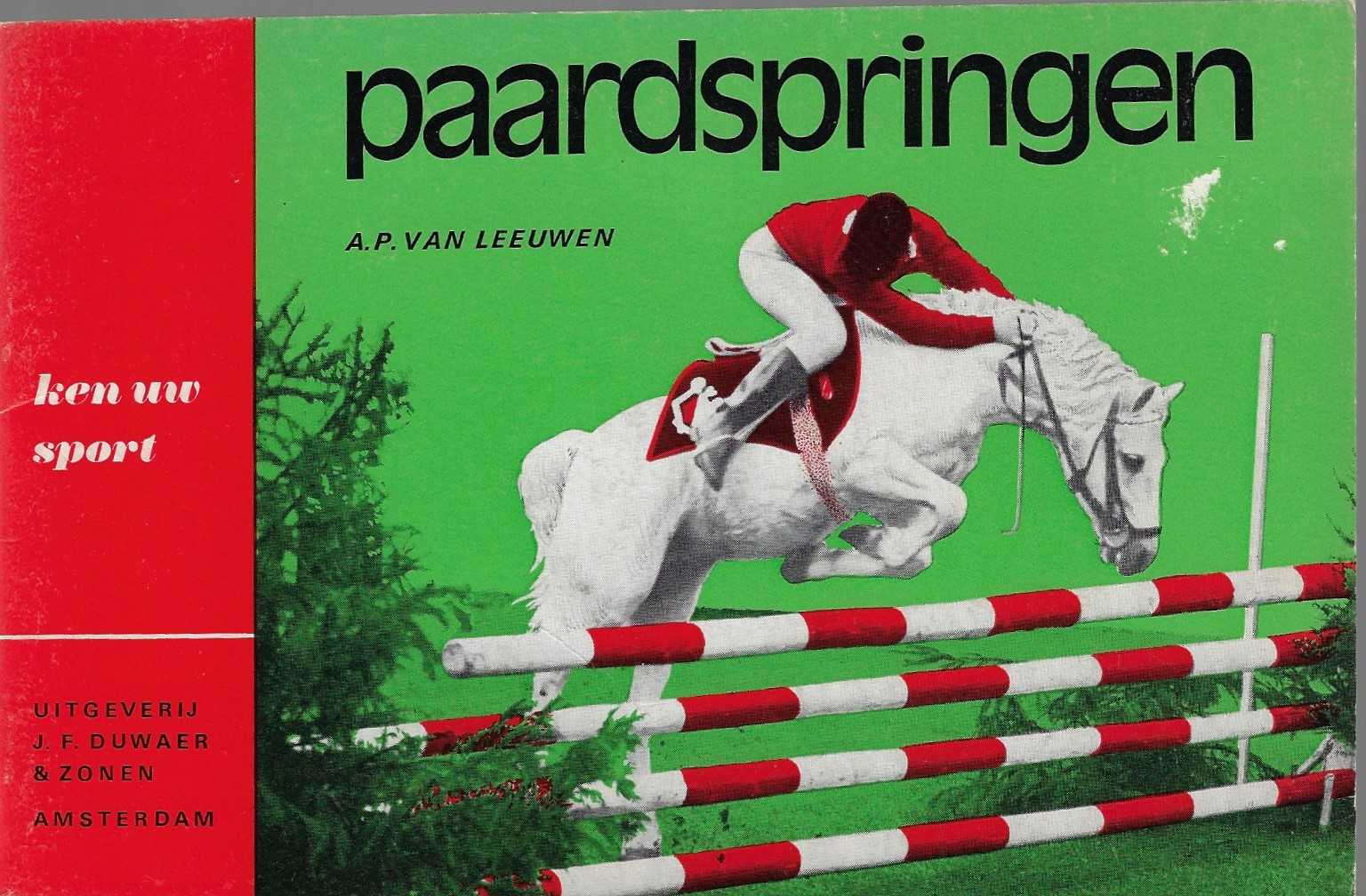 Leeuwen, A.P. - Ken uw sport - Paardspringen